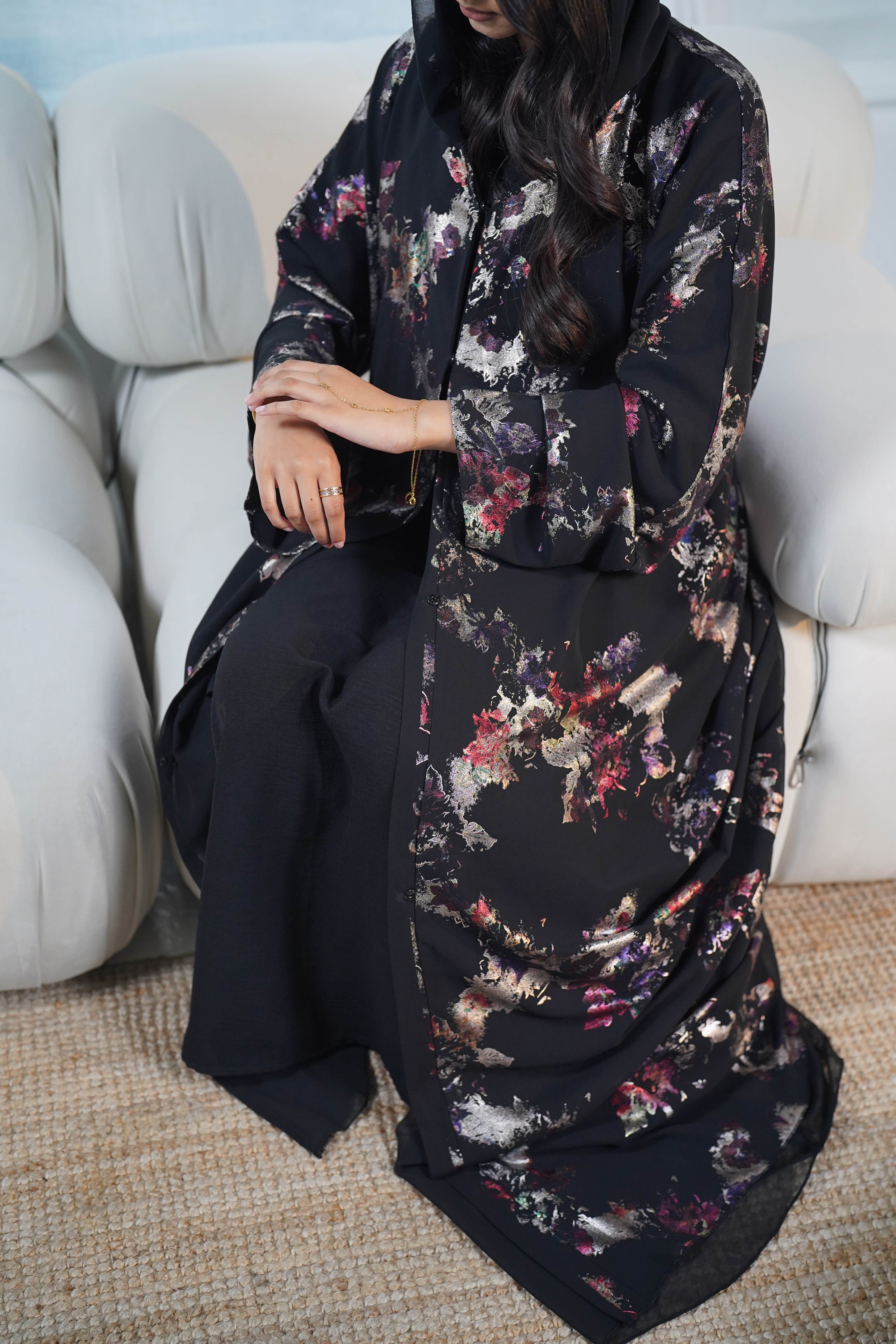 The Qamar Collection -Black & Navy Blue