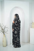 Nóir Floral Abaya