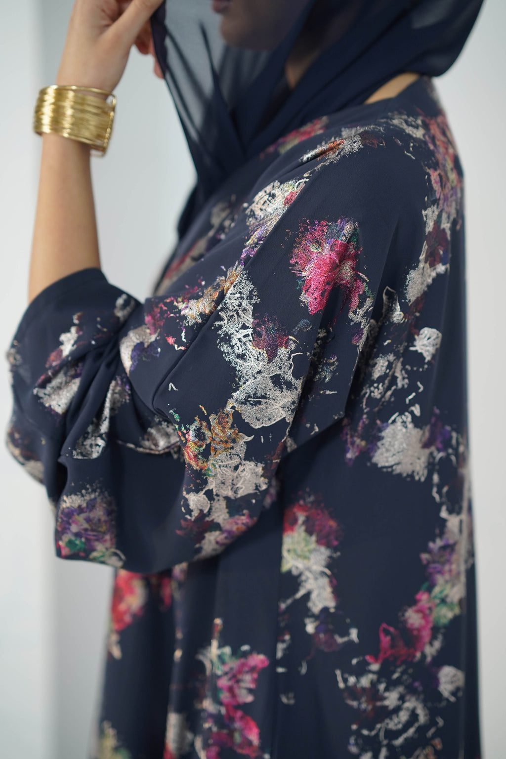 The Qamar Collection -Black & Navy Blue